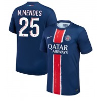 Billiga Paris Saint-Germain Nuno Mendes #25 Hemma fotbollskläder 2024-25 Kortärmad